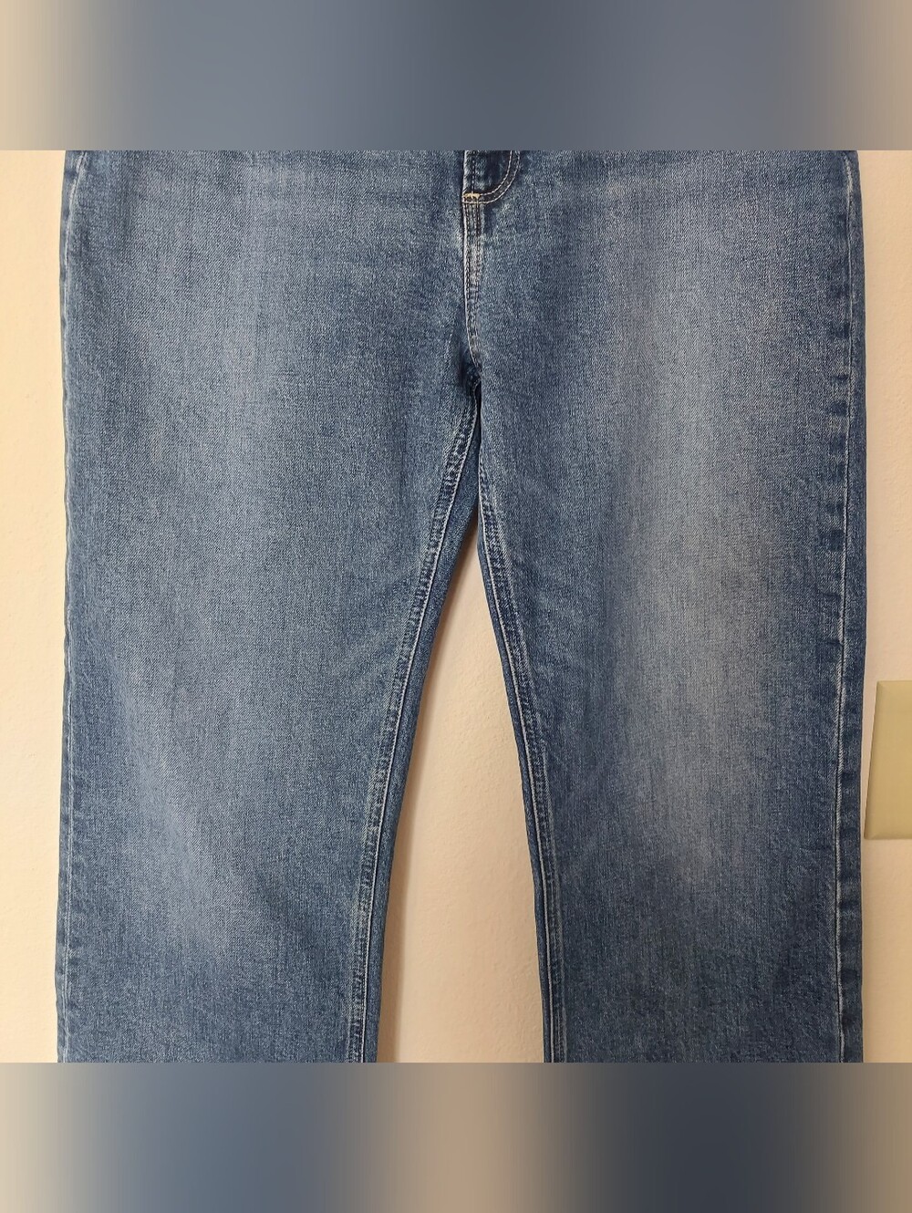 PAIGE Leenah Wide Leg Jean Trouser Hem - Picture 3 of 11